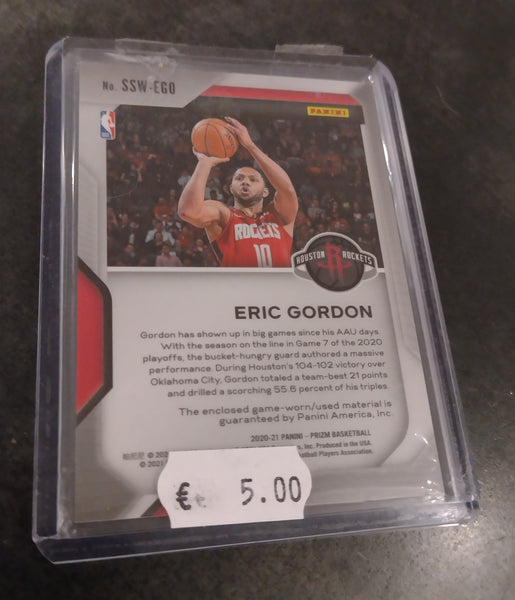 2020-21 Panini Prizm Eric Gordon Game Used Jersey/Patch Trading Card