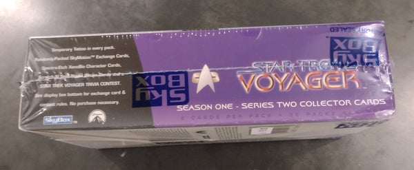 Star Trek Voyager Season One Series Two Collector Cards Box