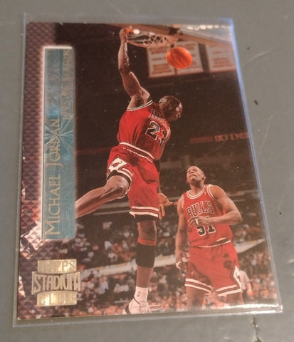 1996-97 Topps Stadium Club Michael Jordan Shining Moments #SM2 Trading Card