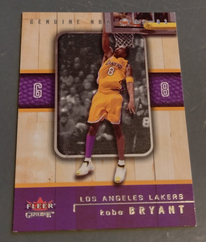 2002-03 Fleer Genuine Kobe Bryant #4 Trading Card