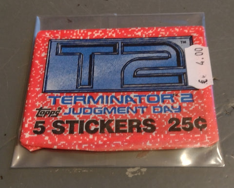 Terminator 2 Judgement Day Stickers Wax Pack