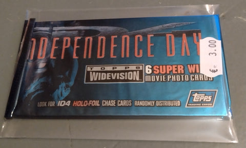 Independence Day Topps Widevision Trading Card Pack