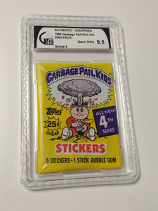 Garbage Pail Kids Original Series 4 Wax Pack (GAI 9.5)