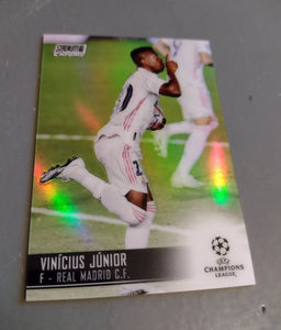 2020-21 Topps Stadium Club Chrome Vinicius Junior #76 Refractor Trading Card