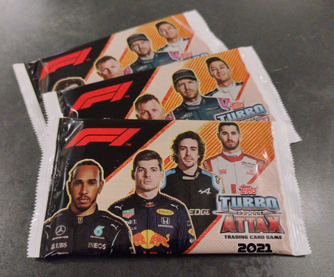 2021 Topps Turbo Attax F1 Formula One Trading Card Pack