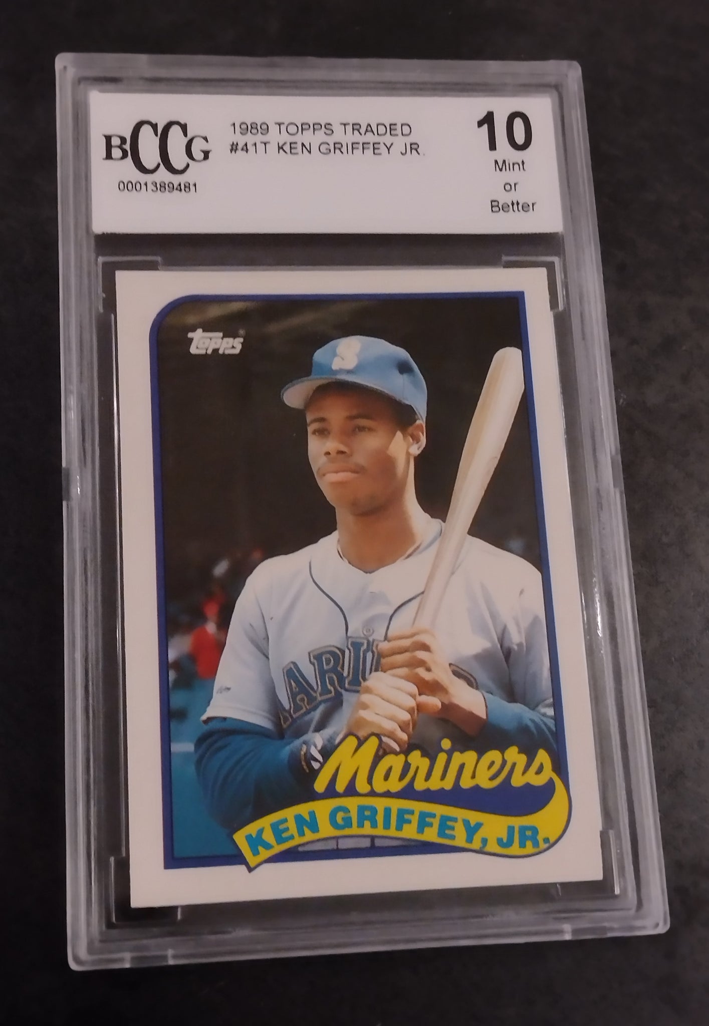 1989-90 Topps Traded Ken Griffey Jr. #41T BCCG 10 Rookie Trading Card