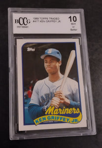 1989-90 Topps Traded Ken Griffey Jr. #41T BCCG 10 Rookie Trading Card