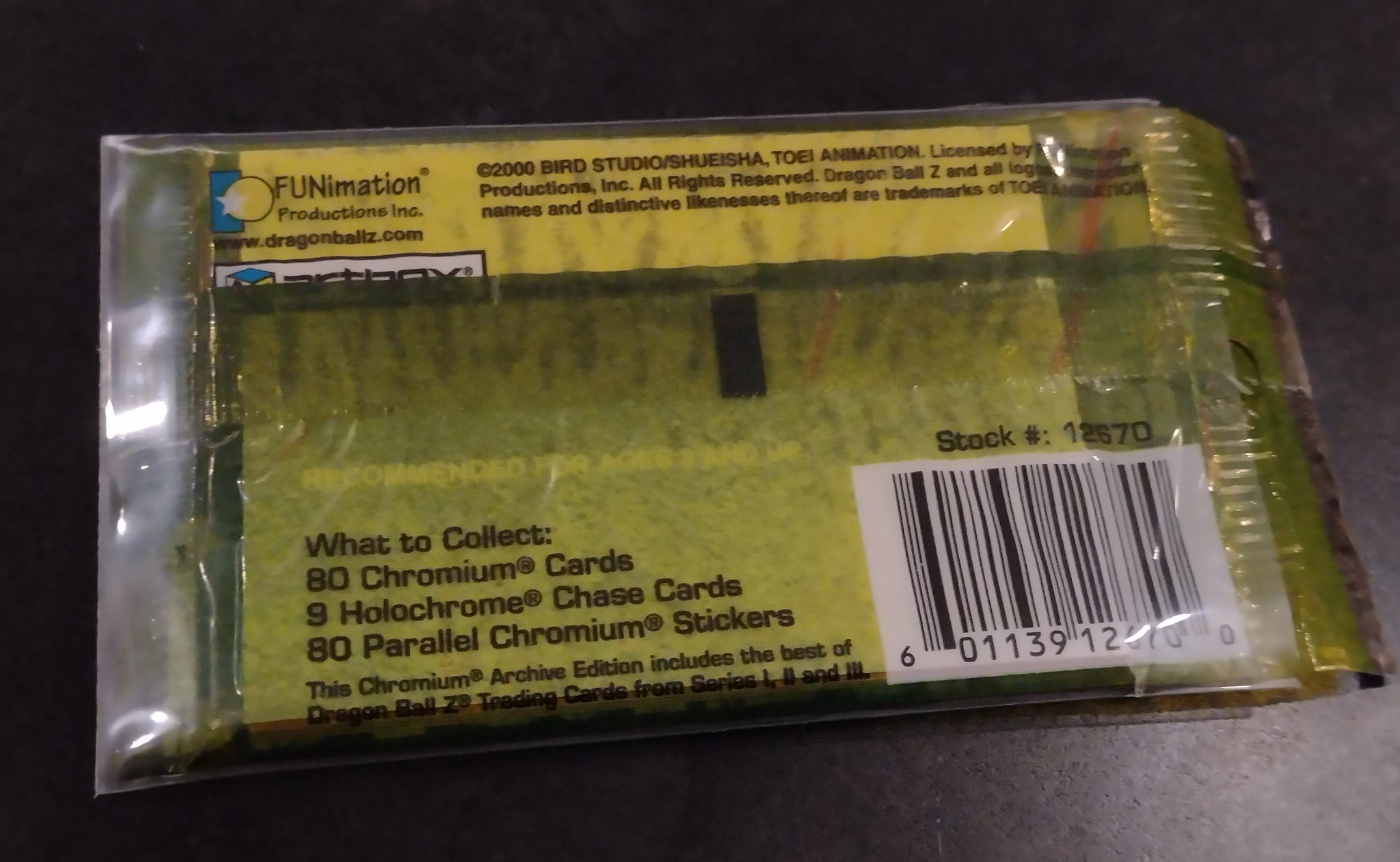 Dragon Ball Z Chromium Archive Trading Card Pack – Rotterdam Comics