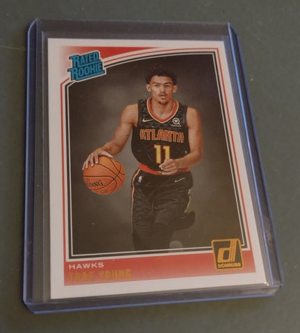 2018-19 Panini Donruss Trae Young #198 Rookie Card