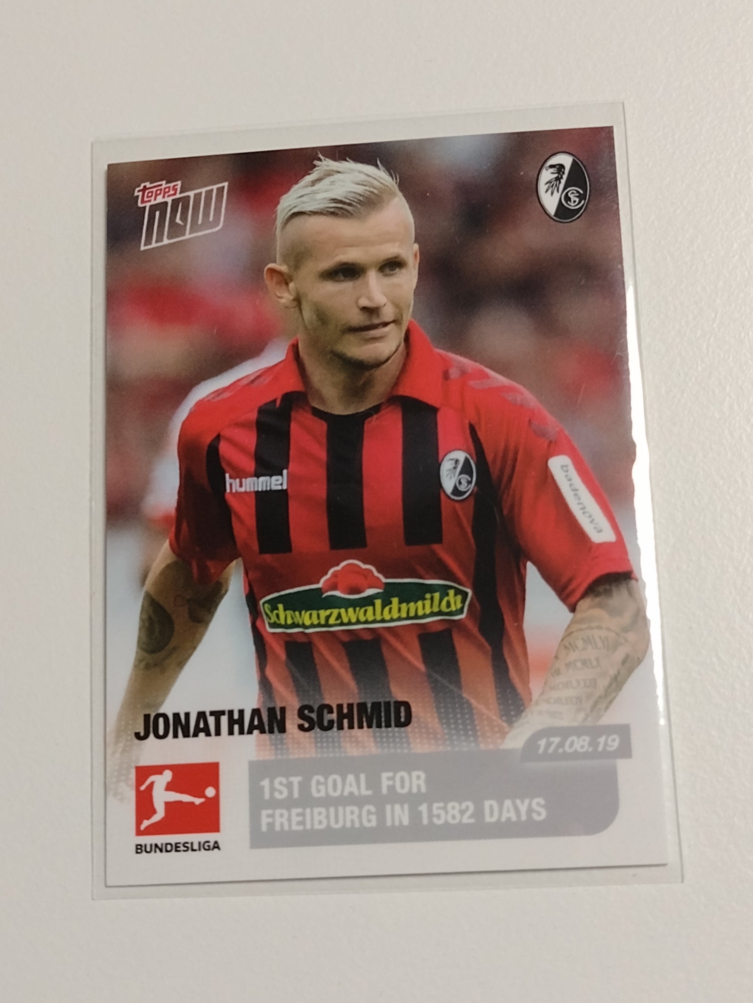 2019-20 Topps Now Bundesliga #4 Jonathan Schmid Trading Card