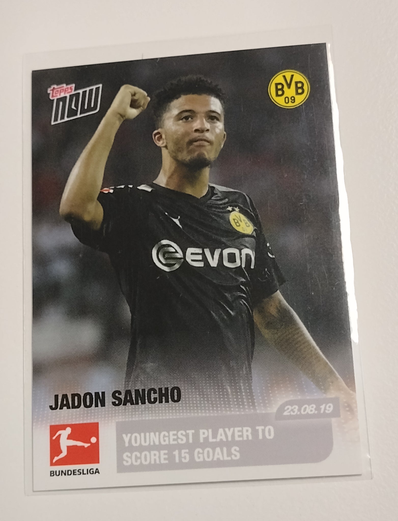 2019-20 Topps Now Bundesliga #6 Jadon Sancho Trading Card