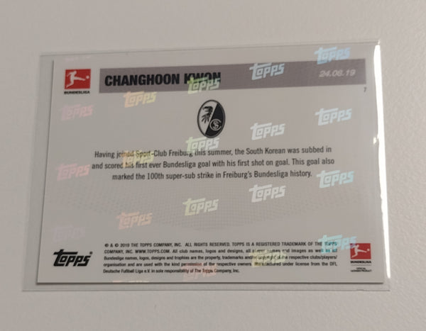 2019-20 Topps Now Bundesliga #7 Changhoon Kwon Trading Card