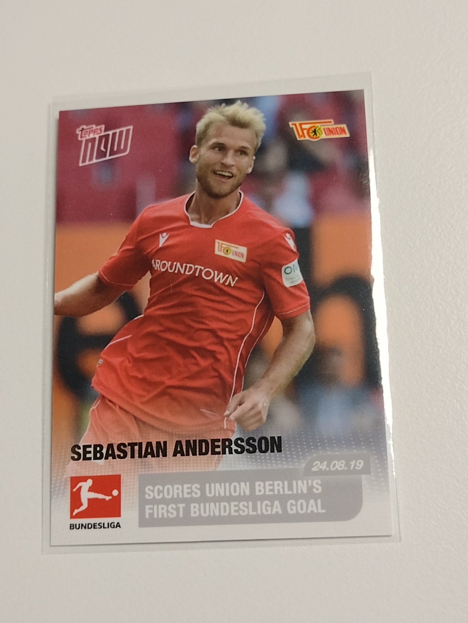 2019-20 Topps Now Bundesliga #8 Sebastian Andersson Trading Card