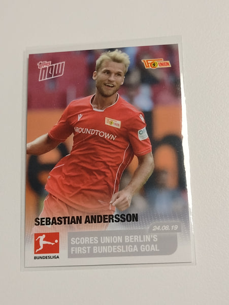 2019-20 Topps Now Bundesliga #8 Sebastian Andersson Trading Card