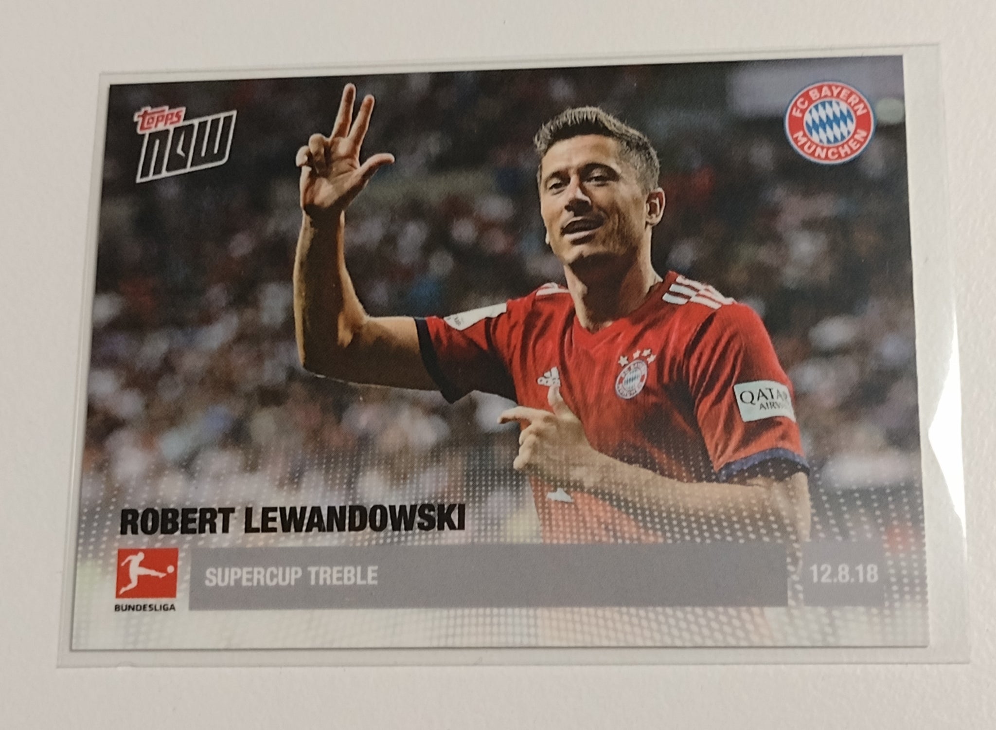 2018-19 Topps Now Bundesliga #1 Robert Lewandowski Trading Card