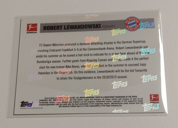 2018-19 Topps Now Bundesliga #1 Robert Lewandowski Trading Card