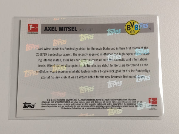 2018-19 Topps Now Bundesliga #4 Axel Witsel Trading Card