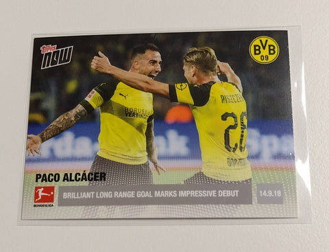 2018-19 Topps Now Bundesliga #8 Paco Alcacer Trading Card