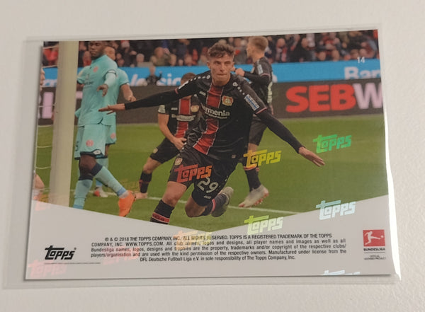 2018-19 Topps Now Bundesliga #14 Kai Havertz Rookie Card