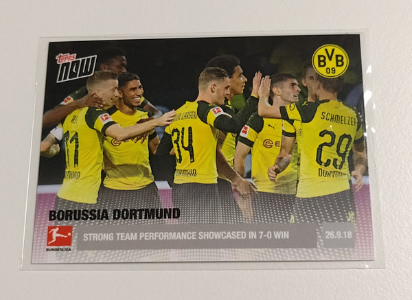 2018-19 Topps Now Bundesliga #18 Borussia Dortmund Trading Card