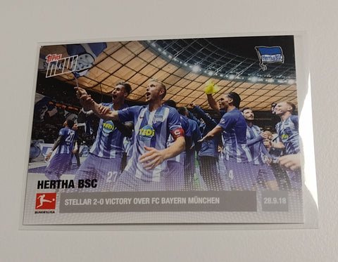 2018-19 Topps Now Bundesliga #19 Herta BSC Trading Card