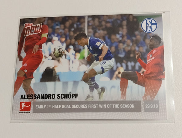 2018-19 Topps Now Bundesliga #20 Allessandro Schopf Trading Card