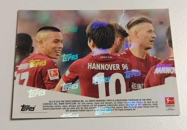 2018-19 Topps Now Bundesliga #23 Bobby Wood Rookie Card