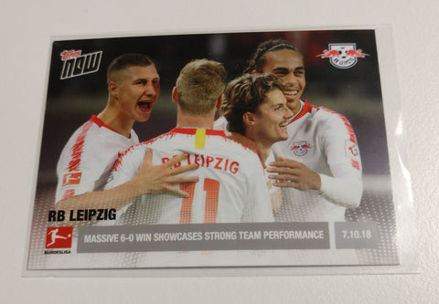 2018-19 Topps Now Bundesliga #25 RB Leipzig Trading Card