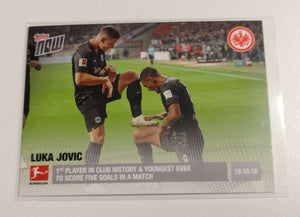 2018-19 Topps Now Bundesliga #27 Luka Jovic Rookie Card