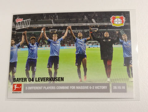 2018-19 Topps Now Bundesliga #32 Bayer 04 Leverkusen Trading Card