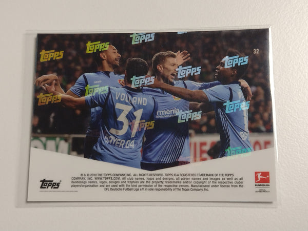 2018-19 Topps Now Bundesliga #32 Bayer 04 Leverkusen Trading Card