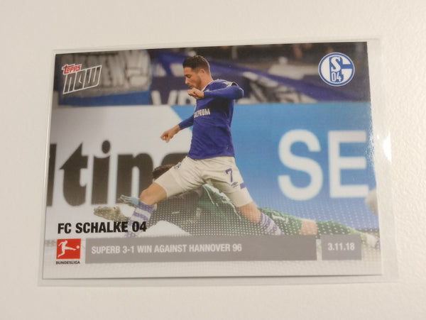 2018-19 Topps Now Bundesliga #34 FC Schalke 04 Trading Card