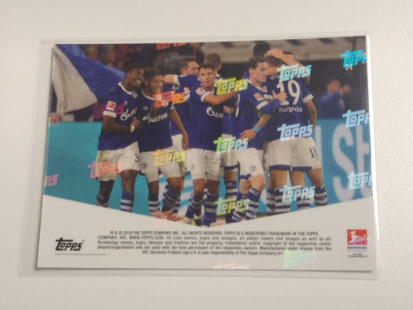 2018-19 Topps Now Bundesliga #34 FC Schalke 04 Trading Card