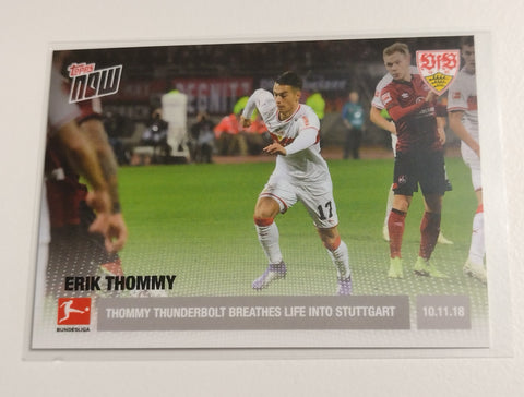 2018-19 Topps Now Bundesliga #37 Erik Thommy Rookie Card