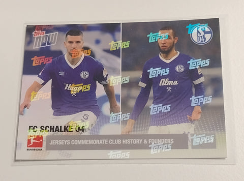 2018-19 Topps Now Bundesliga #55 FC Schalke 04 Trading Card