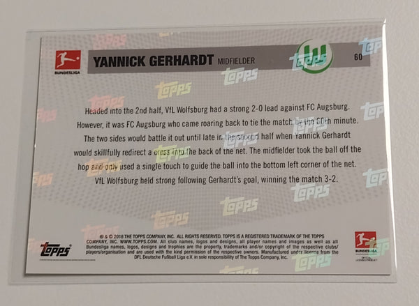 2018-19 Topps Now Bundesliga #60 Yannick Gerhardt Trading Card