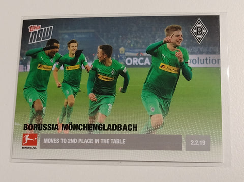 2018-19 Topps Now Bundesliga #71 Borussia Monchengladbach Trading Card