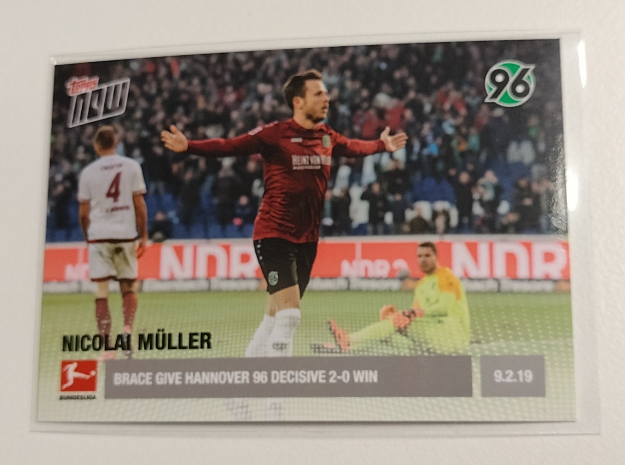 2018-19 Topps Now Bundesliga #74 Nicolai Muller Trading Card