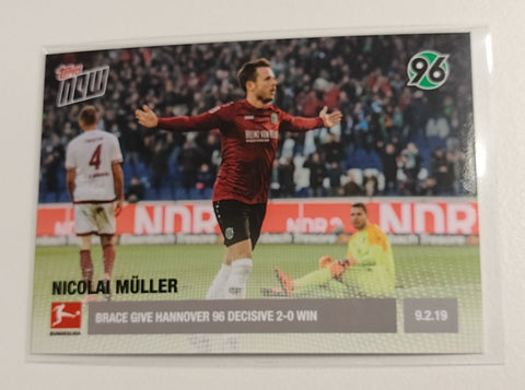 2018-19 Topps Now Bundesliga #74 Nicolai Muller Trading Card