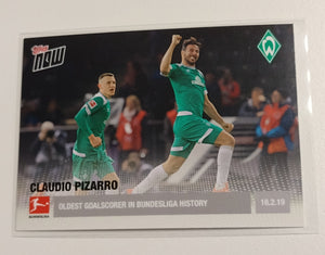 2018-19 Topps Now Bundesliga #77 Claudio Pizarro Trading Card