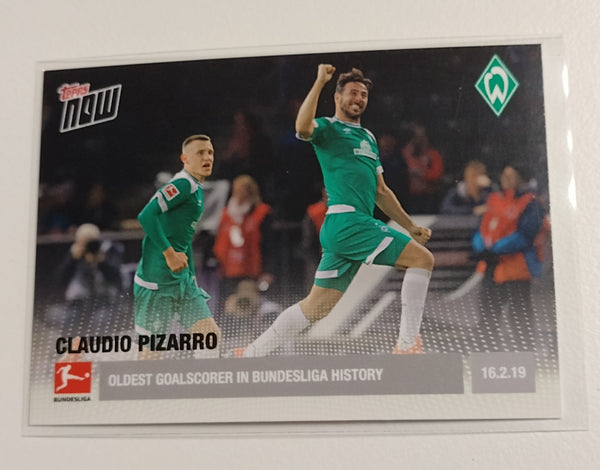 2018-19 Topps Now Bundesliga #77 Claudio Pizarro Trading Card