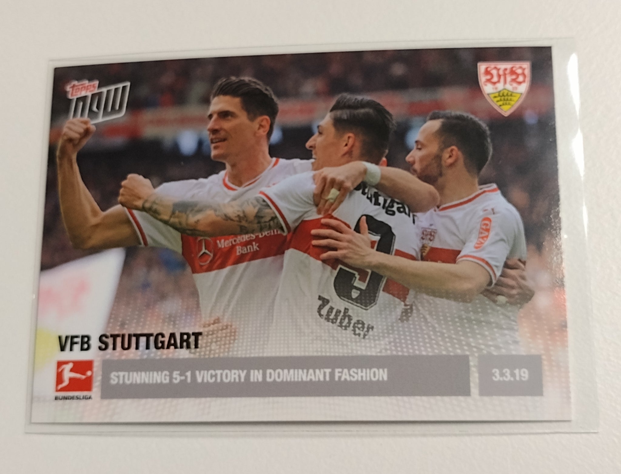 2018-19 Topps Now Bundesliga #87 VFB Stuttgart Trading Card