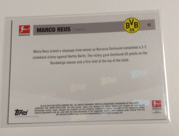 2018-19 Topps Now Bundesliga #92 Marco Reus Trading Card