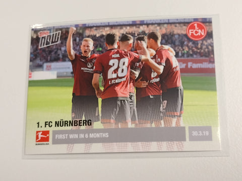 2018-19 Topps Now Bundesliga #95 1. FC Nürnberg Trading Card