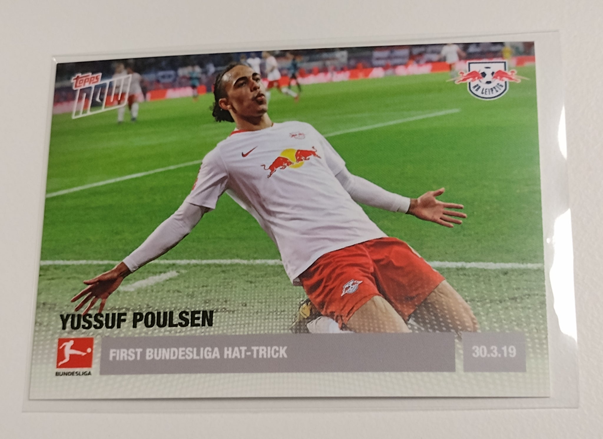 2018-19 Topps Now Bundesliga #97 Yussuf Poulsen Trading Card