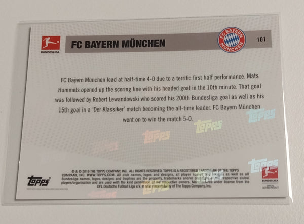 2018-19 Topps Now Bundesliga #101 FC Bayern München Trading Card