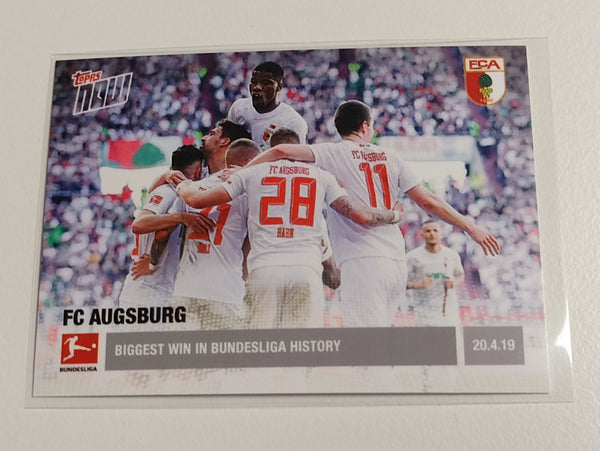 2018-19 Topps Now Bundesliga #108 FC Augsburg Trading Card