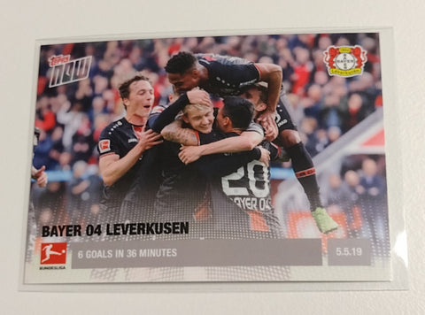 2018-19 Topps Now Bundesliga #118 Bayer 04 Leverkusen Trading Card