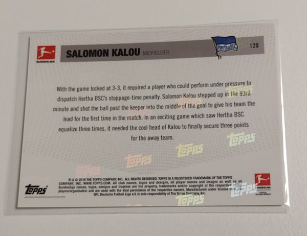 2018-19 Topps Now Bundesliga #120 Salomon Kalou Trading Card