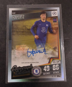 2020-21 Topps Match Attax 101 Kai Havertz Autograph Edition Trading Card